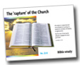 Screenshot of the booklet 'The rapture of the Church'