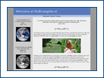 Screenshot der Website 'HetEvangelie.nl'