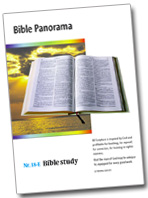 Bible Study booklet 'Bible Panorama'
